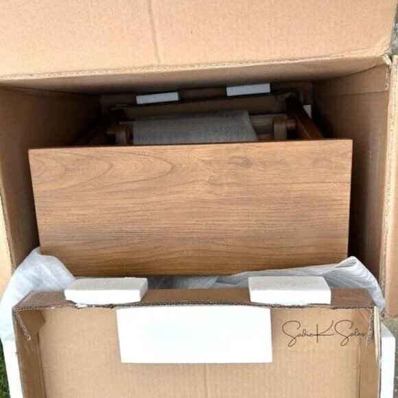 Wood Kitchen Step Stool Aged Oak - Hearth & Hand Magnolia, Target Fall 2024 - Picture 8 of 8